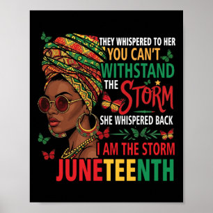 Junenteeth Shirts Women Girls She Whispered I Am J Poster