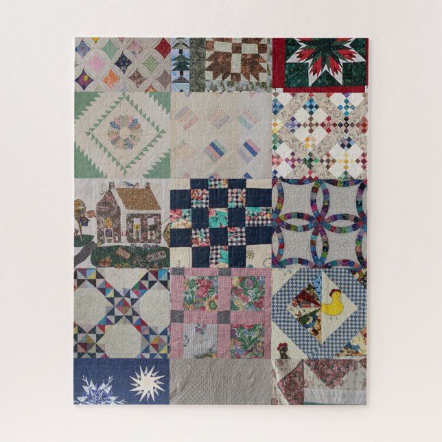 June's Quilt Squares Jigsaw Puzzle (Vertical)