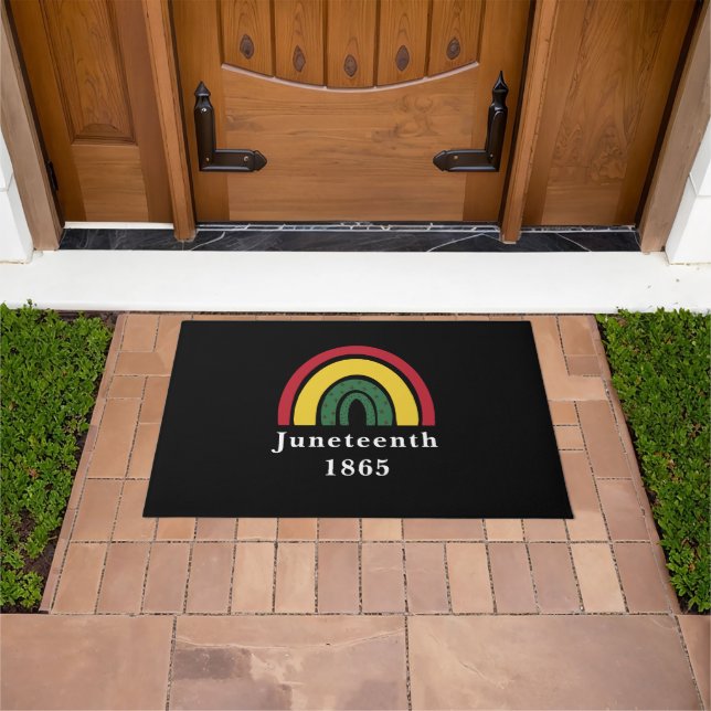 Juneteenth 1865 African American Black History Doormat (Outdoor)