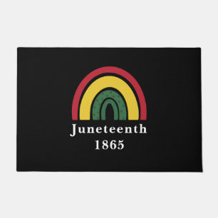 Juneteenth 1865 African American Black History Doormat