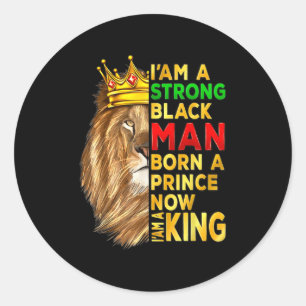 Juneteenth 1865 African American Freedom Black His Classic Round Sticker