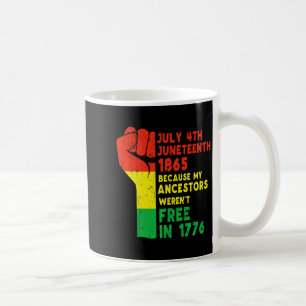 juneteenth 1865 black african american ancestors f coffee mug