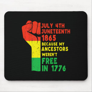 juneteenth 1865 black african american ancestors f mouse pad