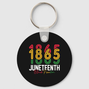 Juneteenth 1865 Black Freedom History Month Africa Key Ring