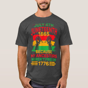 Juneteenth 1865 Black Freedom s African Roots June T-Shirt
