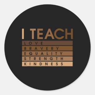 Juneteenth 1865 Black History Classic Round Sticker