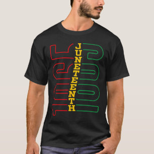 Juneteenth 1865 Black History Month African Americ T-Shirt