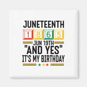 Juneteenth 1865 Black History Month And Yes It's M Magnet