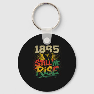 Juneteenth 1865 Black History Month Men Key Ring