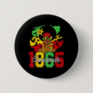 Juneteenth 1865 Celebrate Freedom Celebrating Blac 6 Cm Round Badge