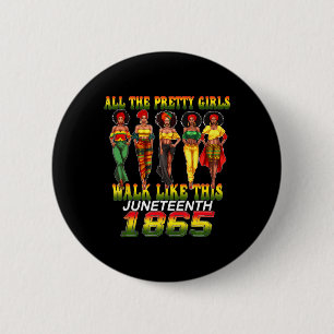 Juneteenth 1865 Celebrate Freedom Celebrating Blac 6 Cm Round Badge