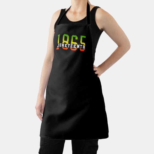Juneteenth 1865 Celebrating Black Freedom Apron (Insitu)