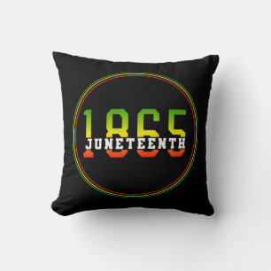 Juneteenth 1865 Celebrating Black Freedom Cushion