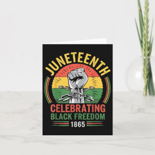 Juneteenth 1865 Celebrating Black Freedom Day Memo Card