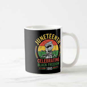 Juneteenth 1865 Celebrating Black Freedom Day Memo Coffee Mug