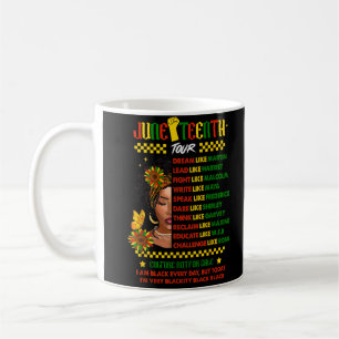 Juneteenth 1865 Dream Like Leader Black History  Coffee Mug