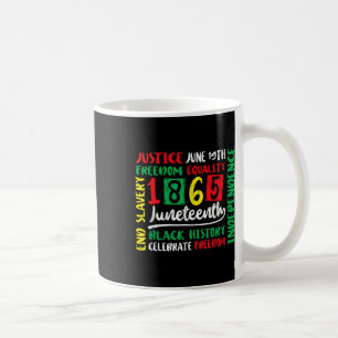 Juneteenth 1865 Freedom African June 19th Men Wome Coffee Mug