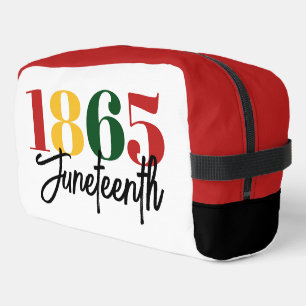 Juneteenth 1865 Freedom Black History Celebration Dopp Kit