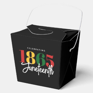 Juneteenth 1865 Freedom Black History Celebration Favour Box