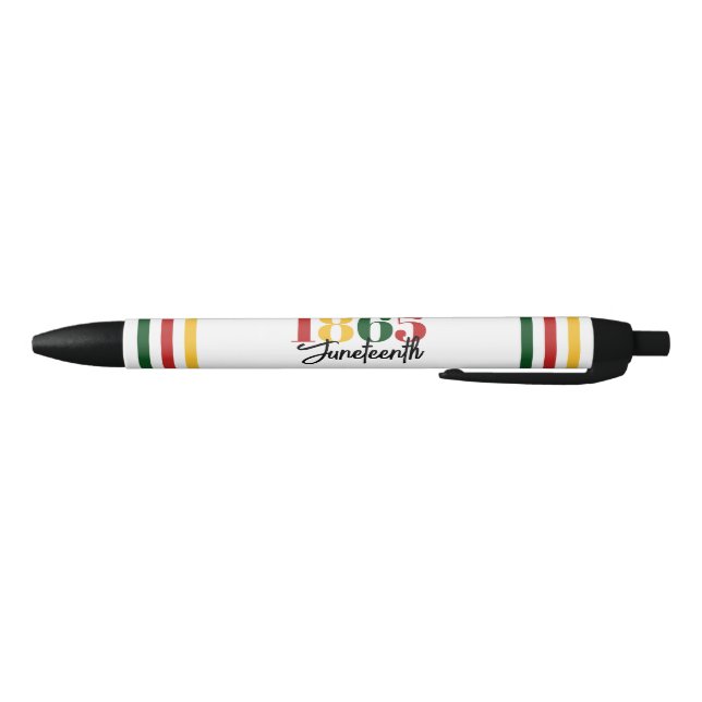 Juneteenth 1865 Freedom Black History Celebration Ink Pen (Bottom)