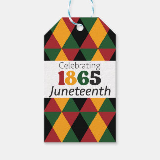 Juneteenth 1865 Freedom–Celebrate Liberation Gift Tags