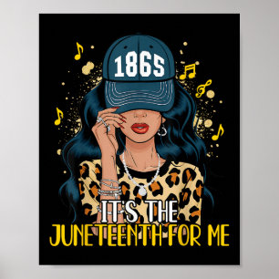 Juneteenth 1865 Freedom Day African June 19th Afro Poster
