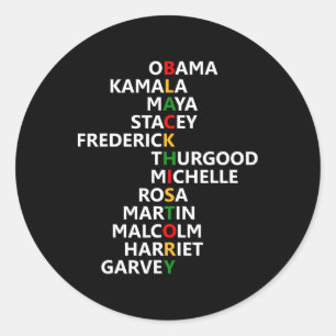 Juneteenth 1865 Freedom Day Juneteenth Women Men Classic Round Sticker