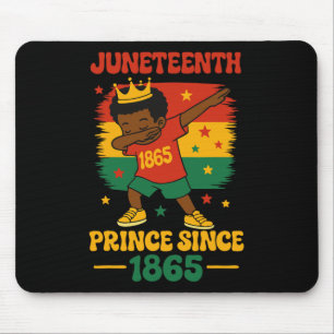 Juneteenth 1865 Groovy Prince Toddler Dab Boy Free Mouse Pad