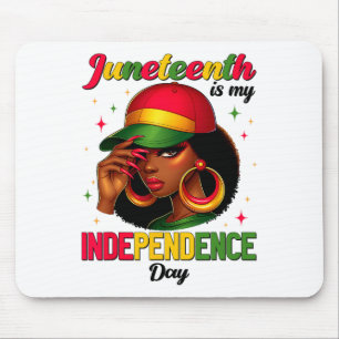 Juneteenth 1865 Is My Independence Day For Women M Mouse Pad