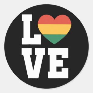 Juneteenth 1865 Pride African American Celebration Classic Round Sticker