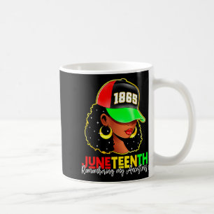 Juneteenth 1865 remembering ancestors black pride coffee mug