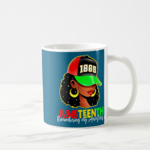 Juneteenth 1865 remembering ancestors black pride coffee mug