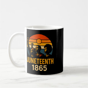 Juneteenth 1865 Retro Sunset Black History And Afr Coffee Mug