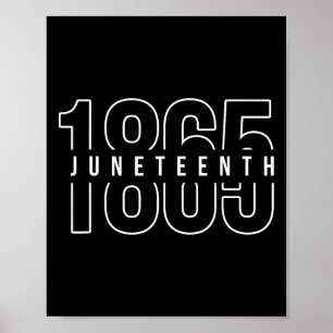 Juneteenth 1865 Shirt Black History Civil Rights A Poster