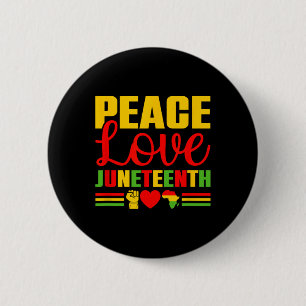 Juneteenth 1865 Shirt Women Freedom Black History 6 Cm Round Badge