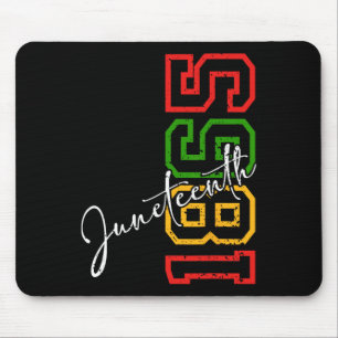 Juneteenth 1865 Shirts Women Men June 19th 1865 Fr Mouse Pad