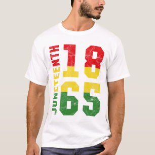 Juneteenth 1865 Vintage Emancipation Melanin Black T-Shirt