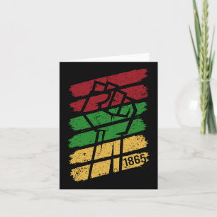 Juneteenth 1865 Vintage Men Women Boys Girls Kids  Card