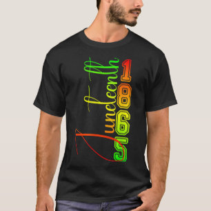 Juneteenth 1865 Women Men African American Junetee T-Shirt