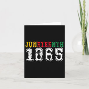 Juneteenth 19 June Black History African American Card