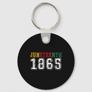 Juneteenth 19 June Black History African American Key Ring