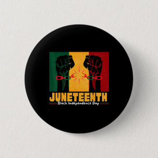 Juneteenth 19th 1865 Black Independence Day  6 Cm Round Badge