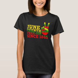 Juneteenth 19th June 1865 African American Black F T-Shirt