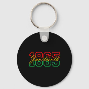 Juneteenth 2025 Celebrate Black Freedom 1865 Histo Key Ring