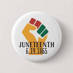 Juneteenth 6-19-1865 button