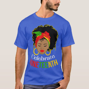 Juneteenth Accentors Afro Black American Freedom H T-Shirt