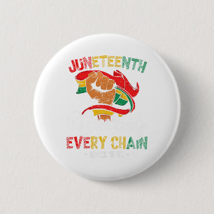 Juneteenth African American Freedom 1865 Women Men 6 Cm Round Badge