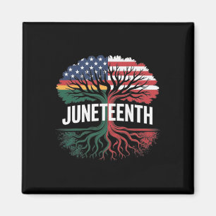 Juneteenth African American Pride Black History Ro Magnet
