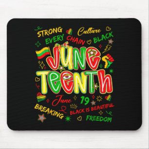 Juneteenth african black freedom june 19th 1865 mouse pad