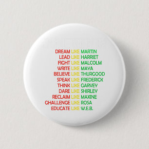 Juneteenth African Independence Day Black Freedom 6 Cm Round Badge